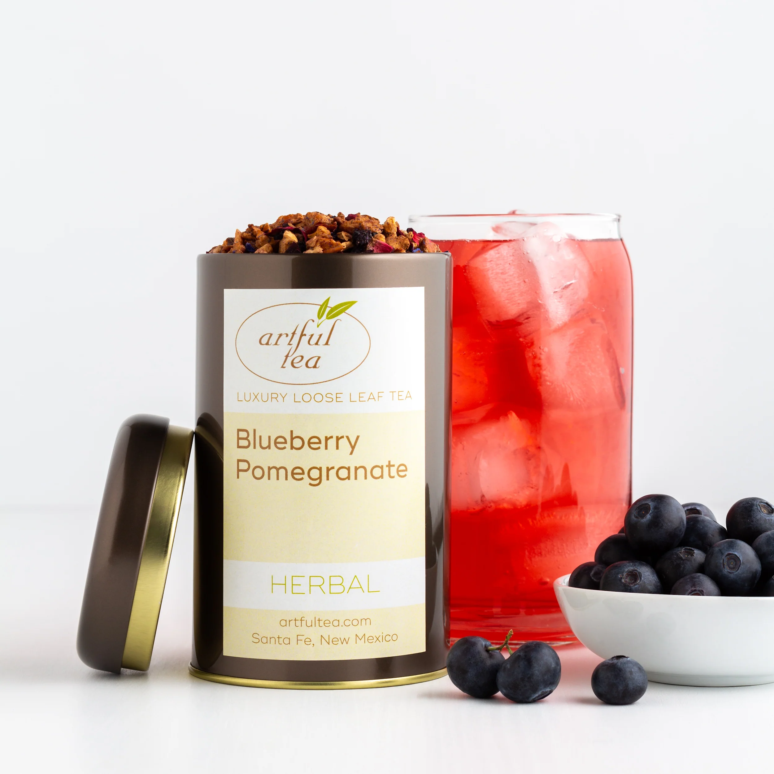 Blueberry Pomegranate Herbal Tea