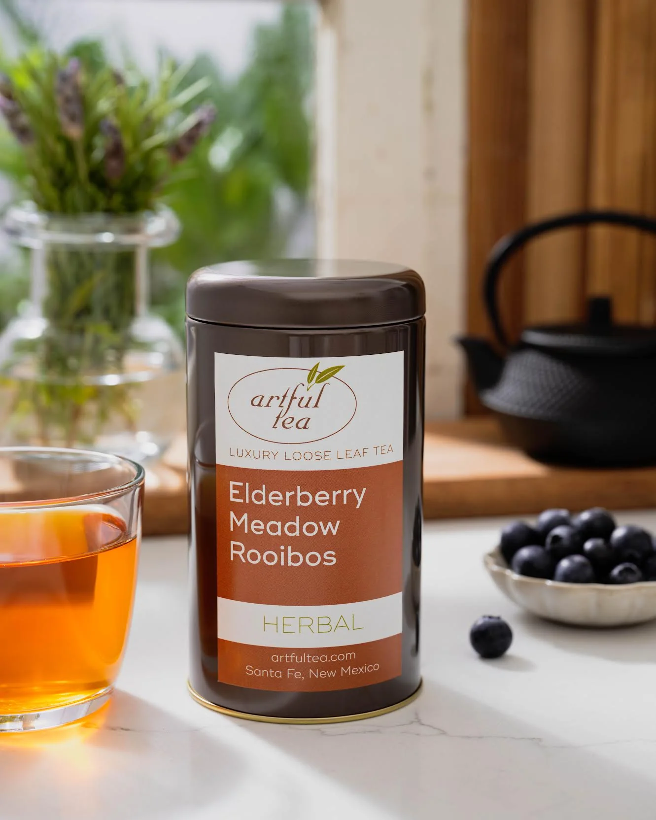 Elderberry Meadow Rooibos Herbal Tea - Image 2