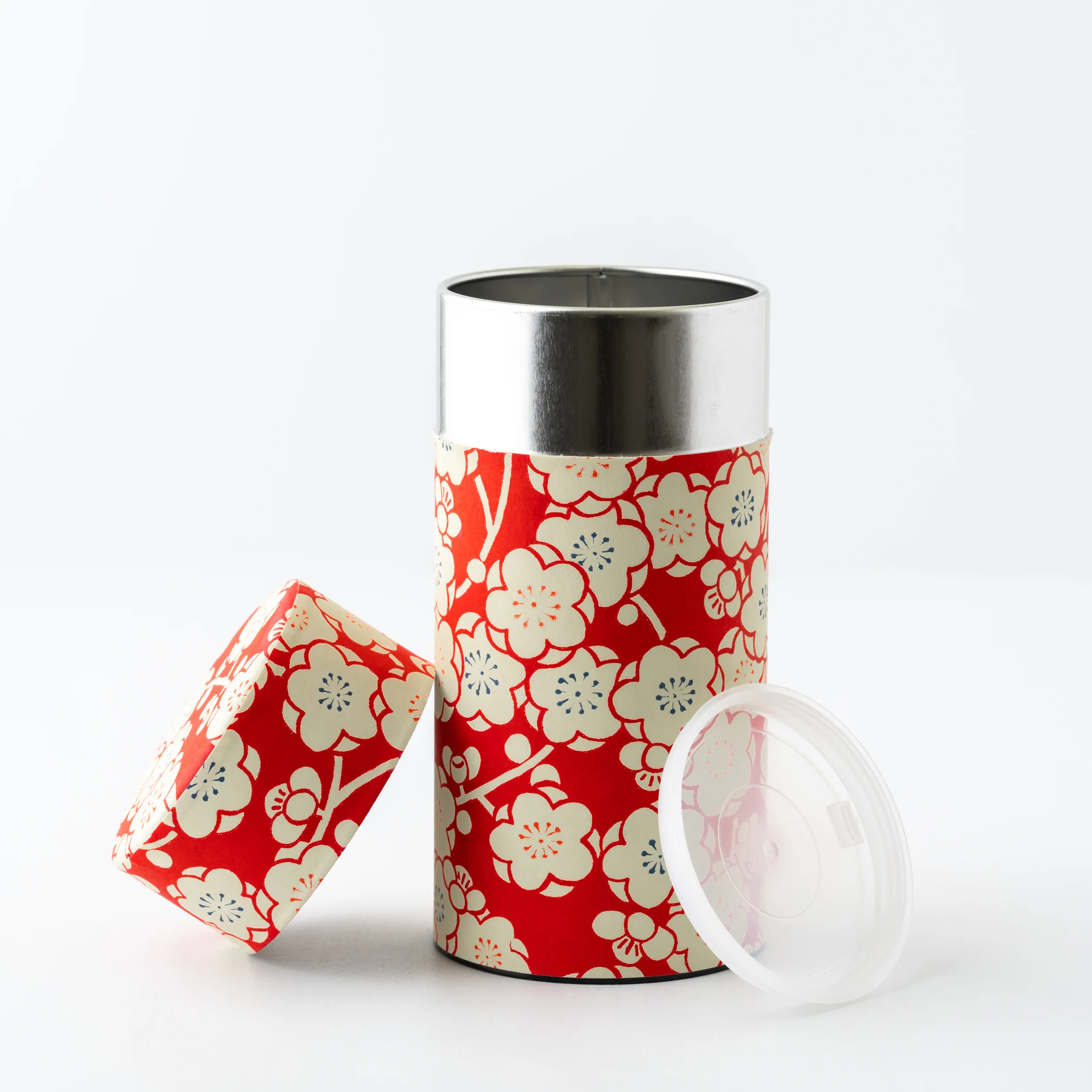 Japanese Tea Tin — Red Sakura - Image 2