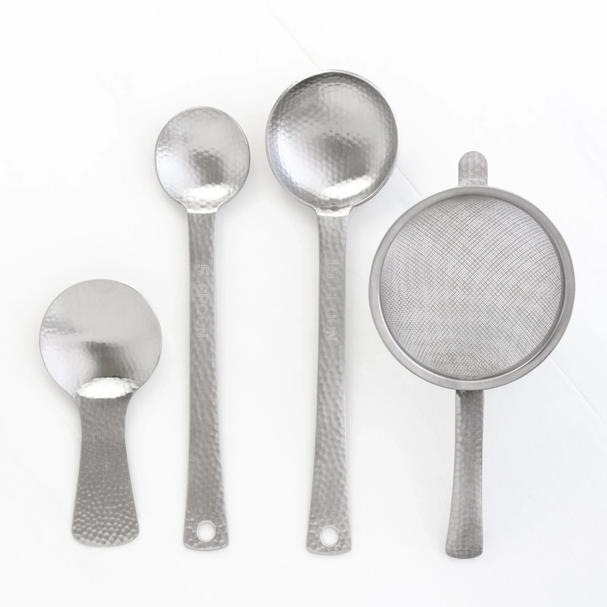 Japanese Tsubame Scoop, Sifter, and Measuring Spoons - Image 3