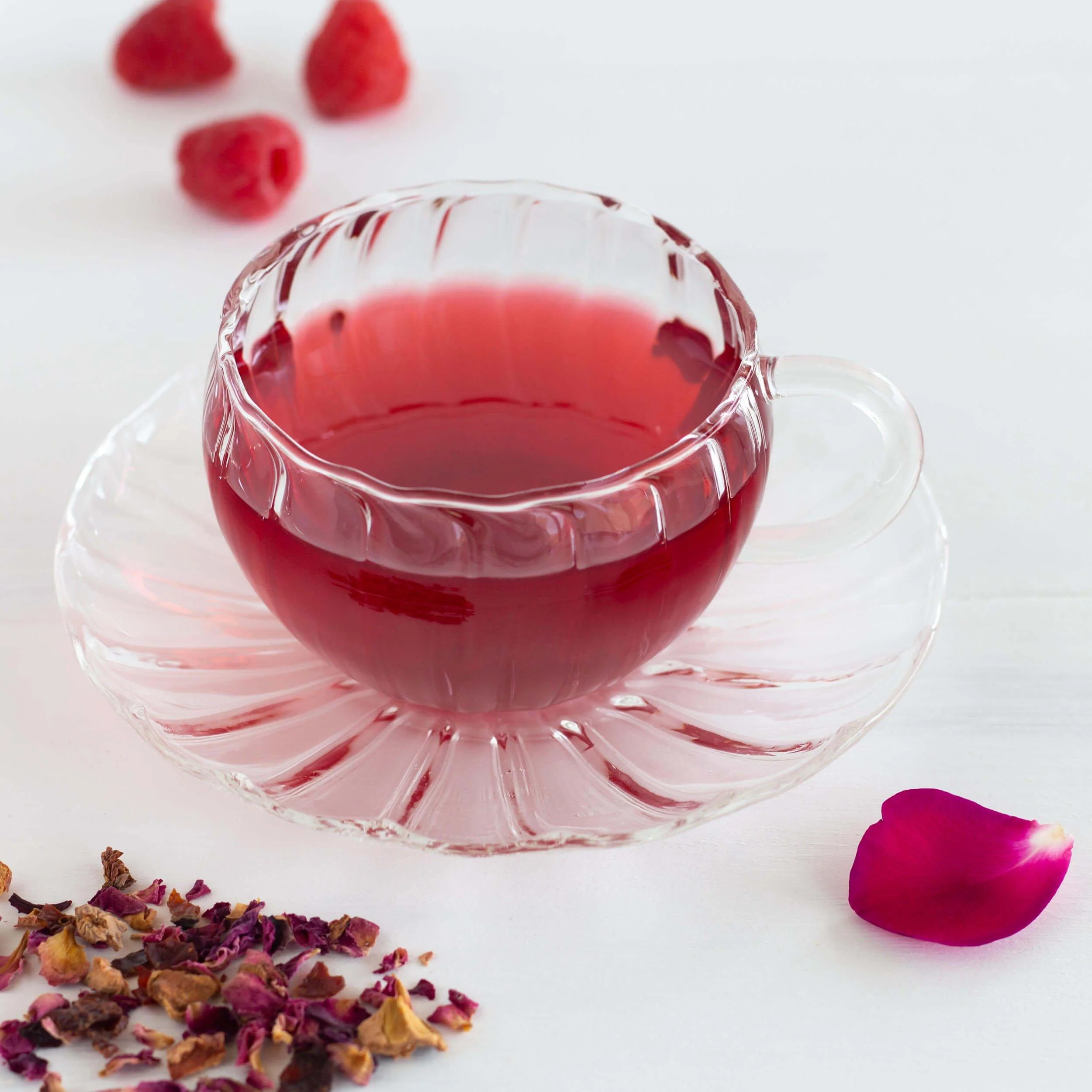 Rose Petal Raspberry Herbal Tea - Image 4