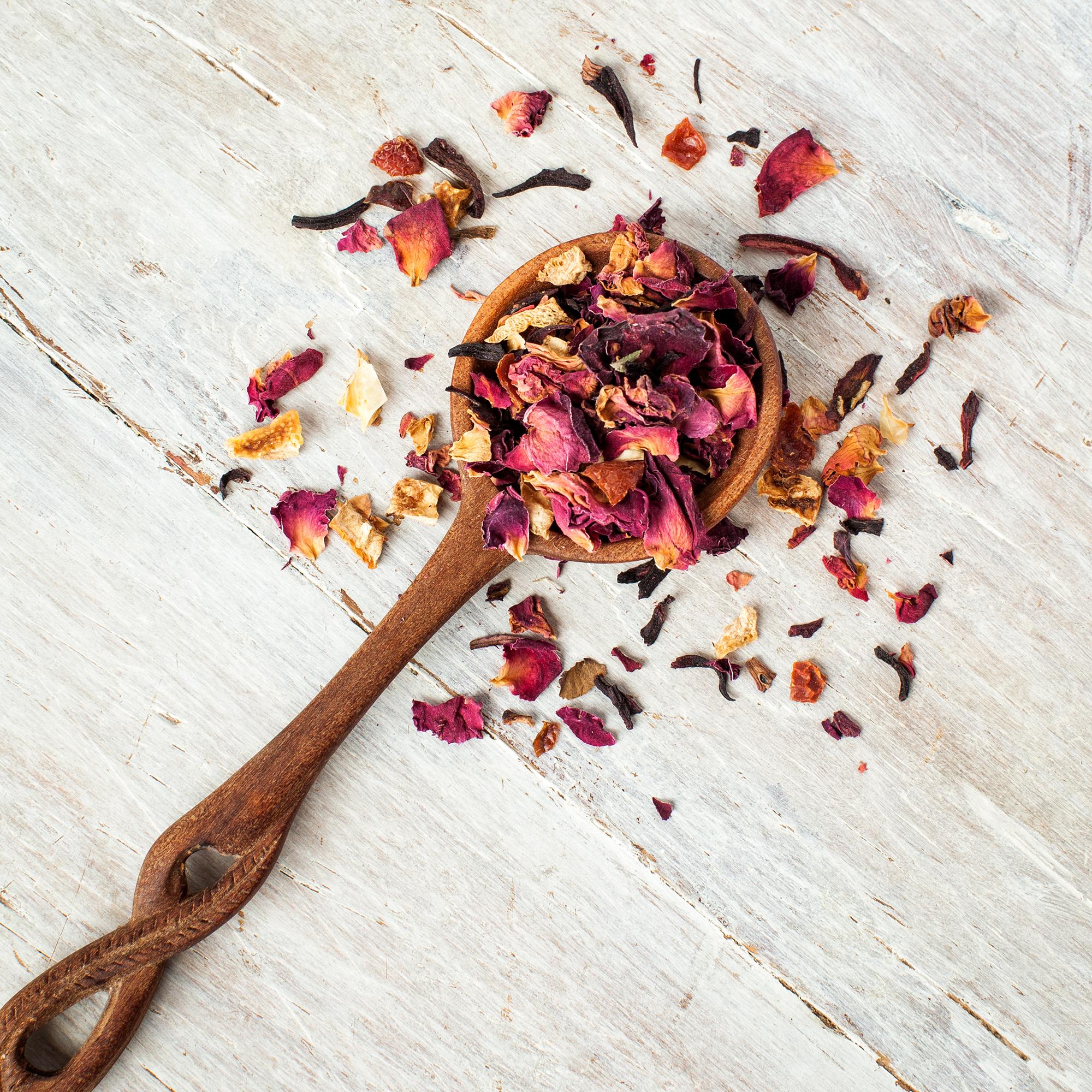Rose Petal Raspberry Herbal Tea - Image 6